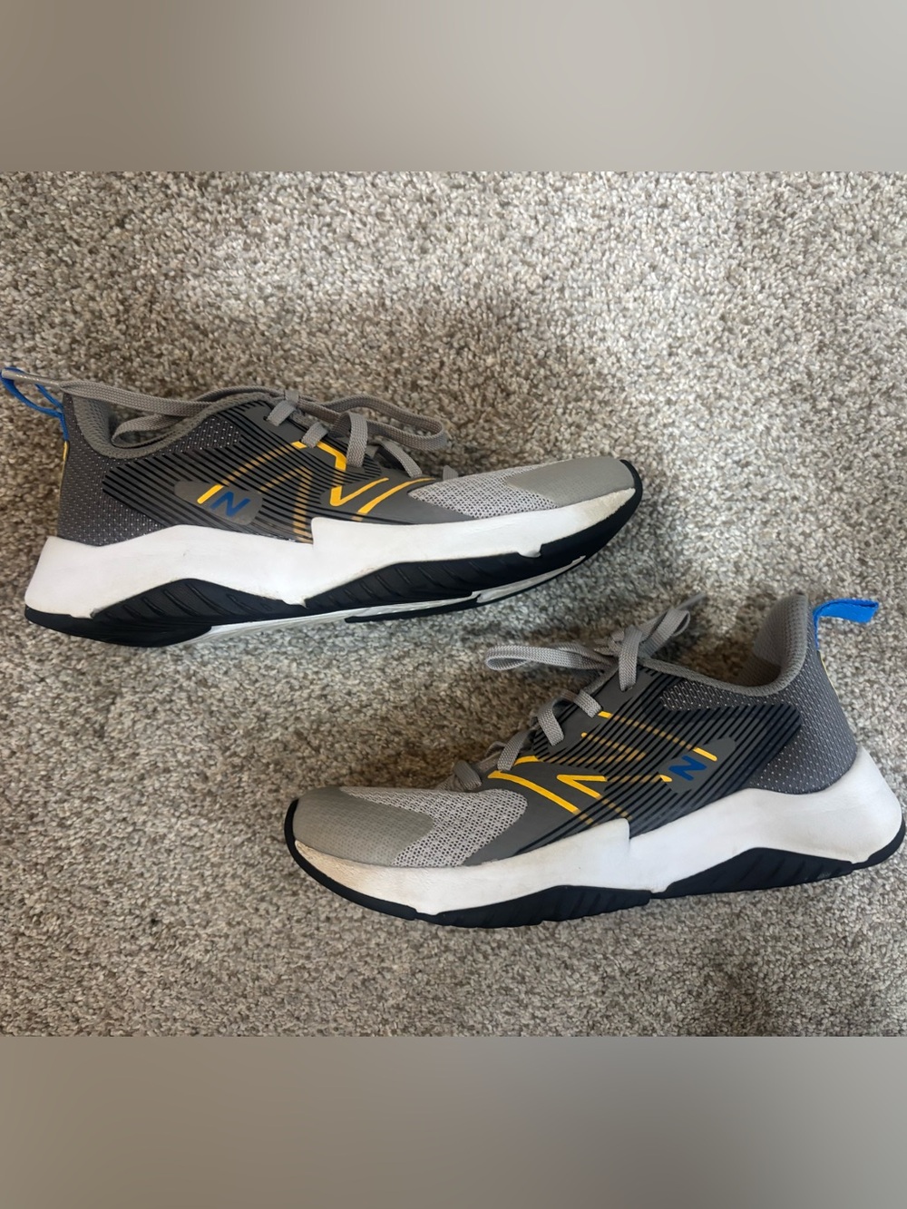 New Balance Rave Run v2 Little Kid 'Rain Cloud Marblehead' Sneakers Size 1